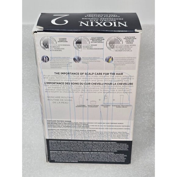 Nioxin System 2 Kit For Natural Hair  Shampoo Conditioner Treatment - Picture 2 of 2